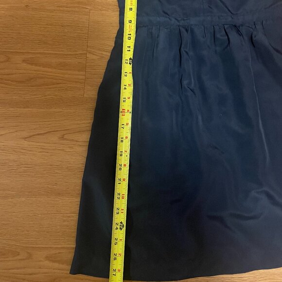 J. Crew Navy Blue Spaghetti Strap Mini Dress, Size 4 - Picture 6 of 6